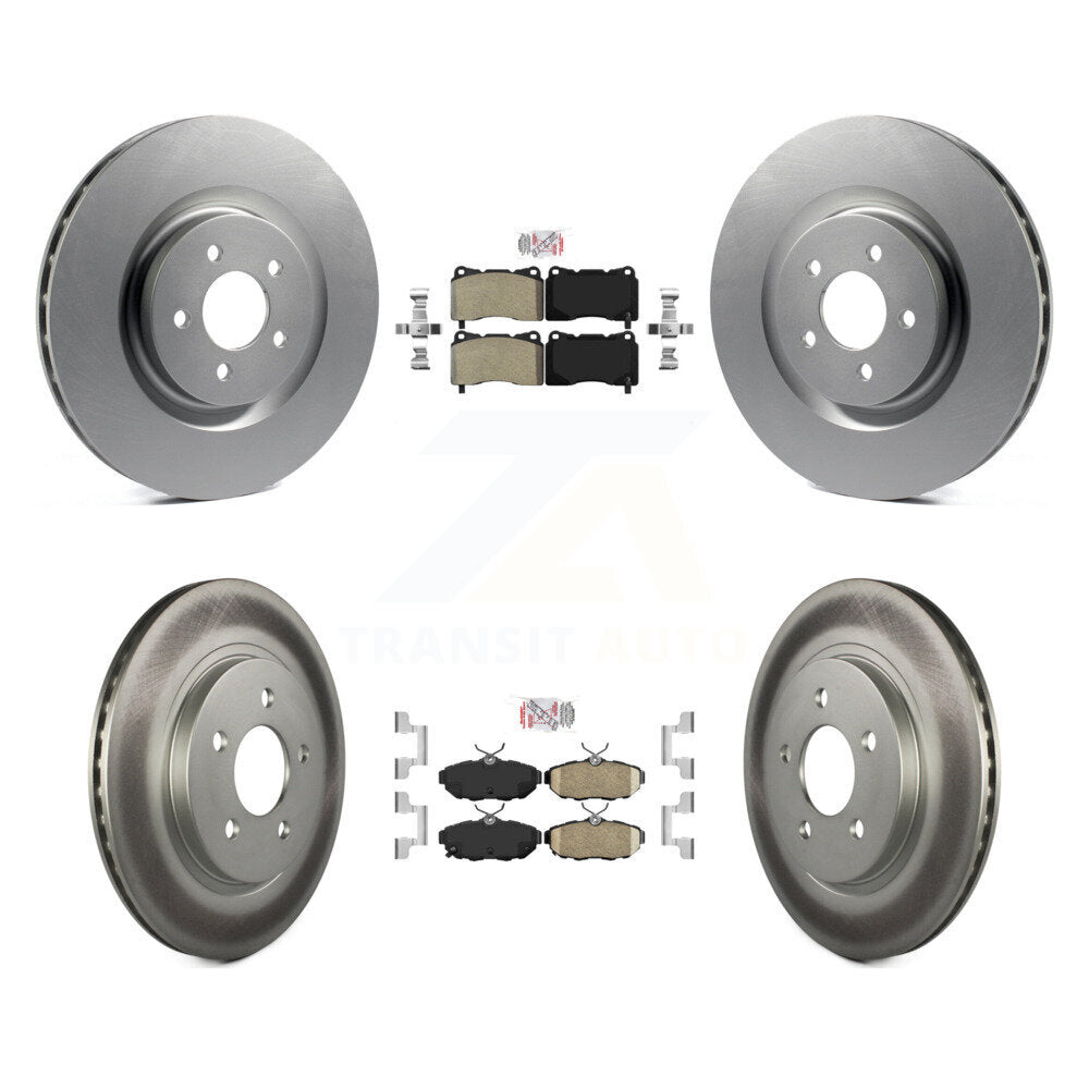Transit Auto KGA-105064 Disc Brake Kit for 2011-2013 Ford Mustang - Front and Rear