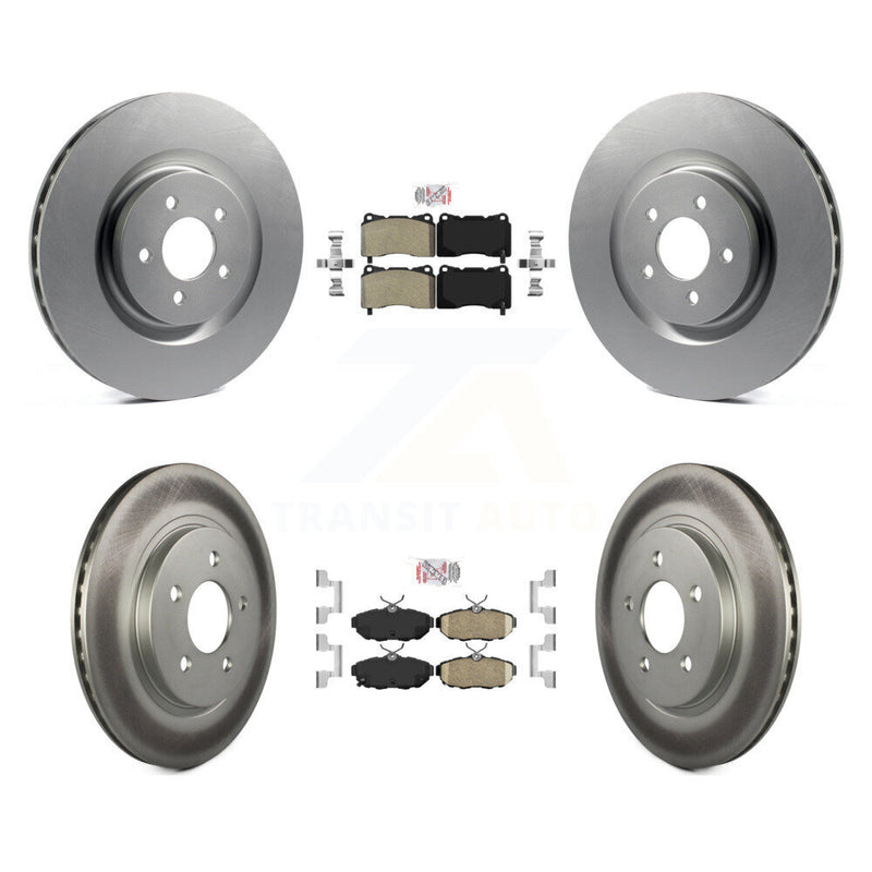 Transit Auto KGA-105064 Disc Brake Kit for 2011-2013 Ford Mustang - Front and Rear