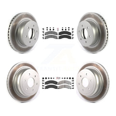 Transit Auto KGA-105072 Disc Brake Kit for 2016-2024 Nissan TITAN XD - Front and Rear