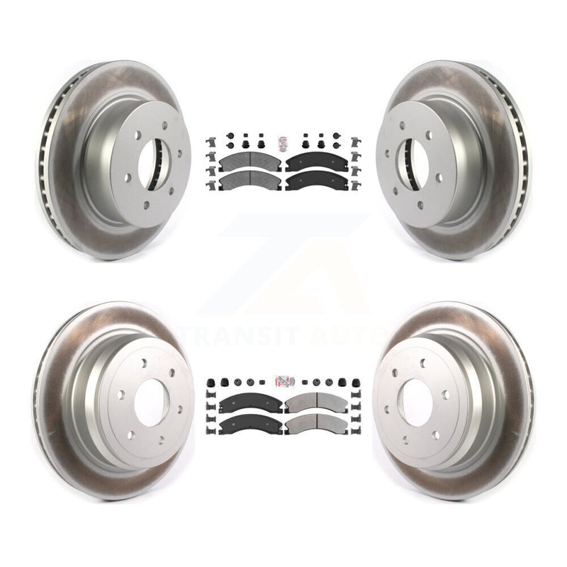 Transit Auto KGA-105072 Disc Brake Kit for 2016-2024 Nissan TITAN XD - Front and Rear