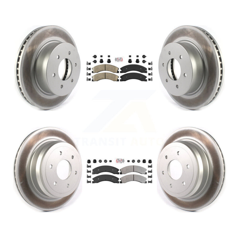 Transit Auto KGA-105073 Disc Brake Kit for 2016-2024 Nissan TITAN XD - Front and Rear