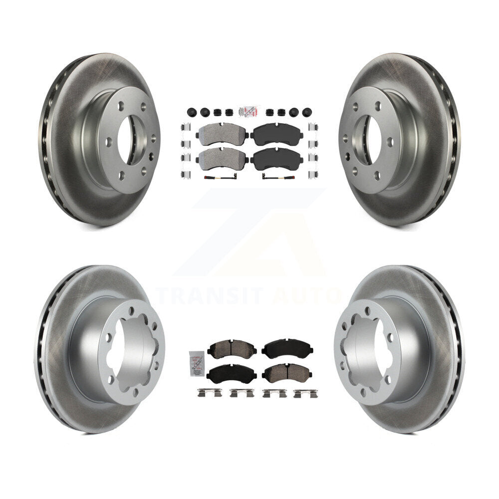 Transit Auto KGA-105082 Disc Brake Kit for 2019-2023 Mercedes-Benz Sprinter 3500, Mercedes-Benz Sprinter 3500XD, Mercedes-Benz Sprinter 4500 - Front and Rear
