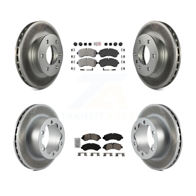 Transit Auto KGA-105082 Disc Brake Kit for 2019-2023 Mercedes-Benz Sprinter 3500, Mercedes-Benz Sprinter 3500XD, Mercedes-Benz Sprinter 4500 - Front and Rear