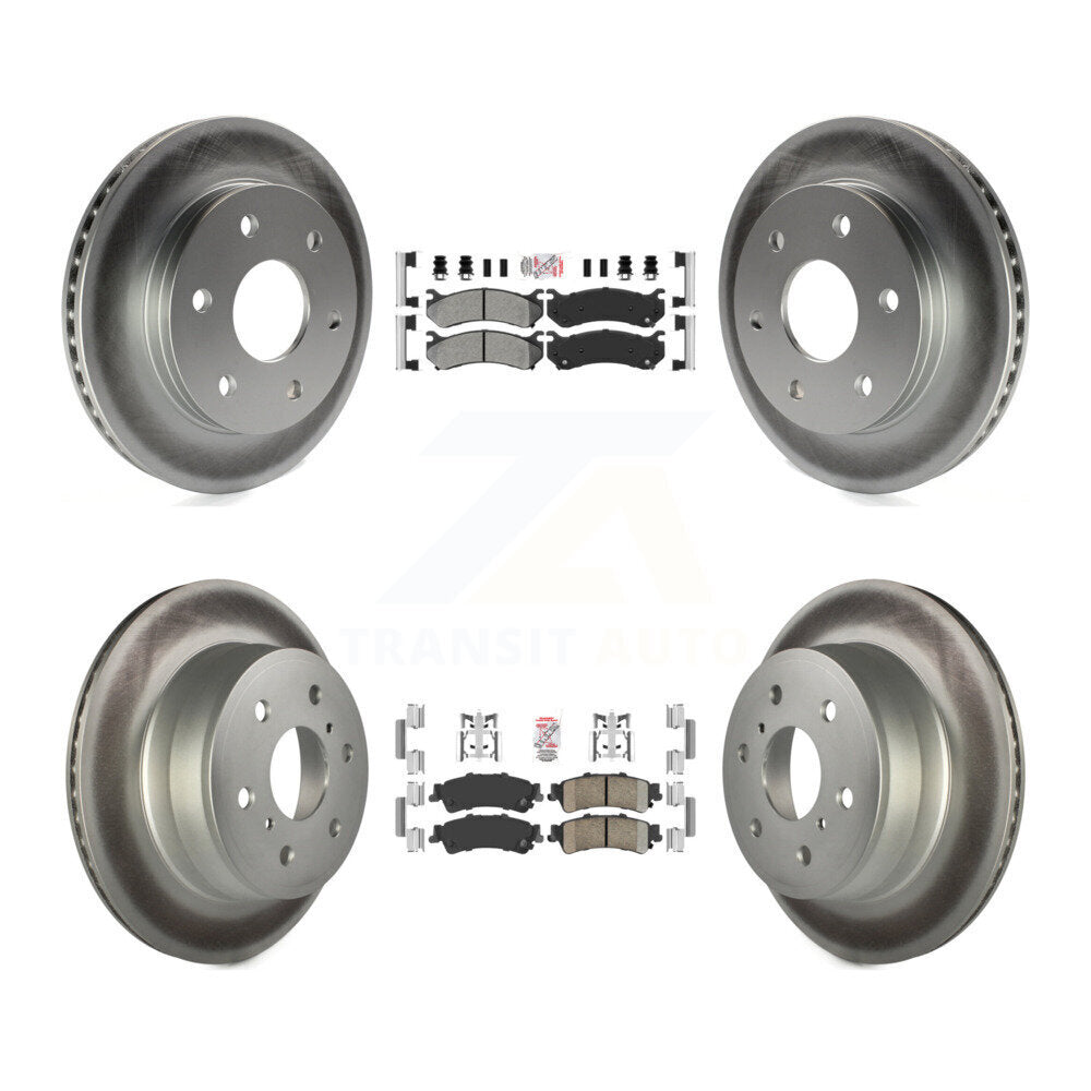 Transit Auto KGA-105084 Disc Brake Kit for 2007 GMC Sierra 1500 Classic - Front and Rear
