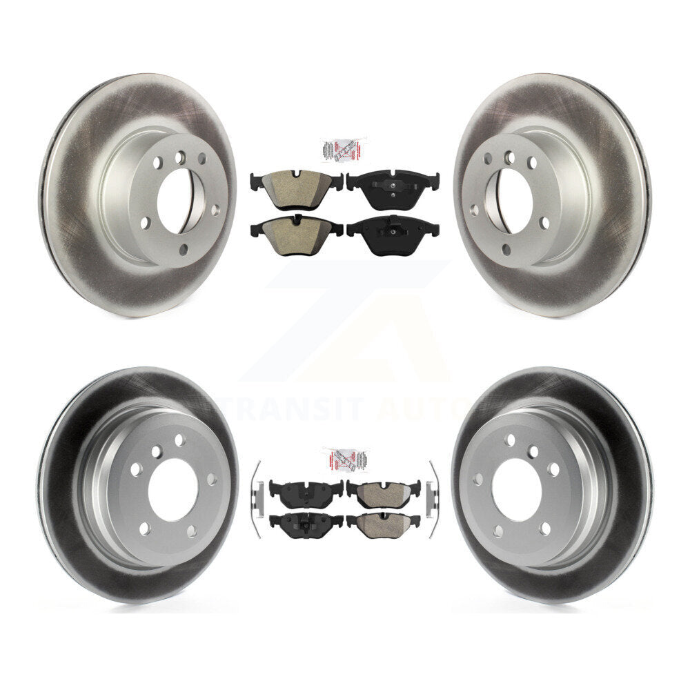 Transit Auto KGA-105091 Disc Brake Kit for 2008-2015 BMW X1, BMW 328i and More - Front and Rear