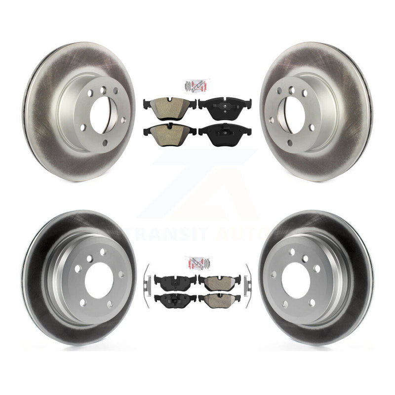 Transit Auto KGA-105091 Disc Brake Kit for 2008-2015 BMW X1, BMW 328i and More - Front and Rear