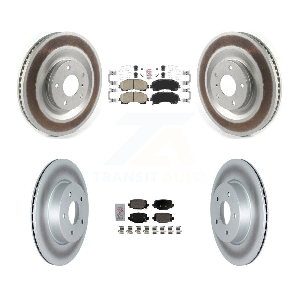 Transit Auto KGA-105094 Disc Brake Kit for 2019-2023 INFINITI QX55, INFINITI QX50 - Front and Rear