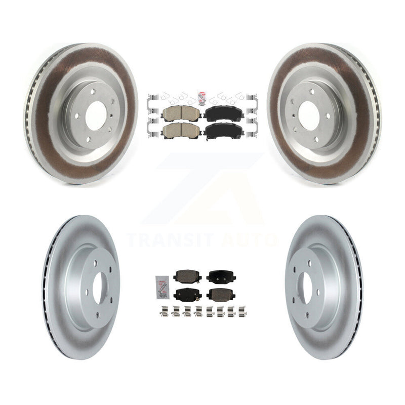 Transit Auto KGA-105095 Disc Brake Kit for 2019-2023 INFINITI QX55, INFINITI QX50 - Front and Rear