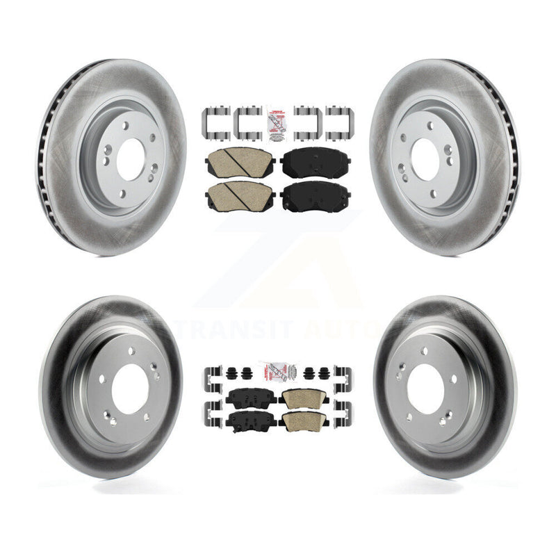 Transit Auto KGA-105101 Disc Brake Kit for 2014-2016 Hyundai Sonata, Kia Cadenza - Front and Rear