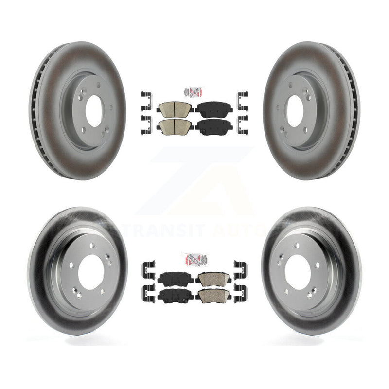 Transit Auto KGA-105102 Disc Brake Kit for 2015 Hyundai Sonata - Front and Rear