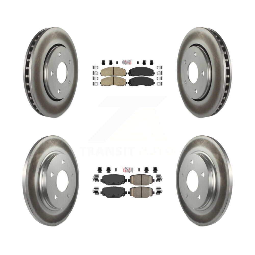 Transit Auto KGA-105106 Disc Brake Kit for 2017-2018 Dodge Grand Caravan - Front and Rear