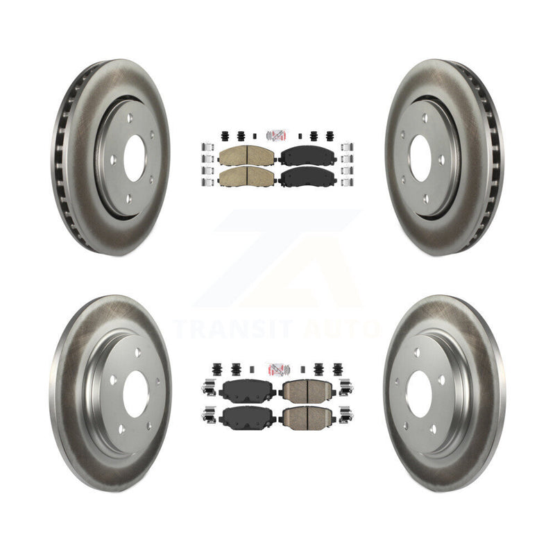 Transit Auto KGA-105106 Disc Brake Kit for 2017-2018 Dodge Grand Caravan - Front and Rear