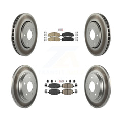 Transit Auto KGA-105107 Disc Brake Kit for 2017-2018 Dodge Grand Caravan - Front and Rear