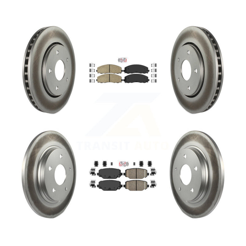 Transit Auto KGA-105107 Disc Brake Kit for 2017-2018 Dodge Grand Caravan - Front and Rear