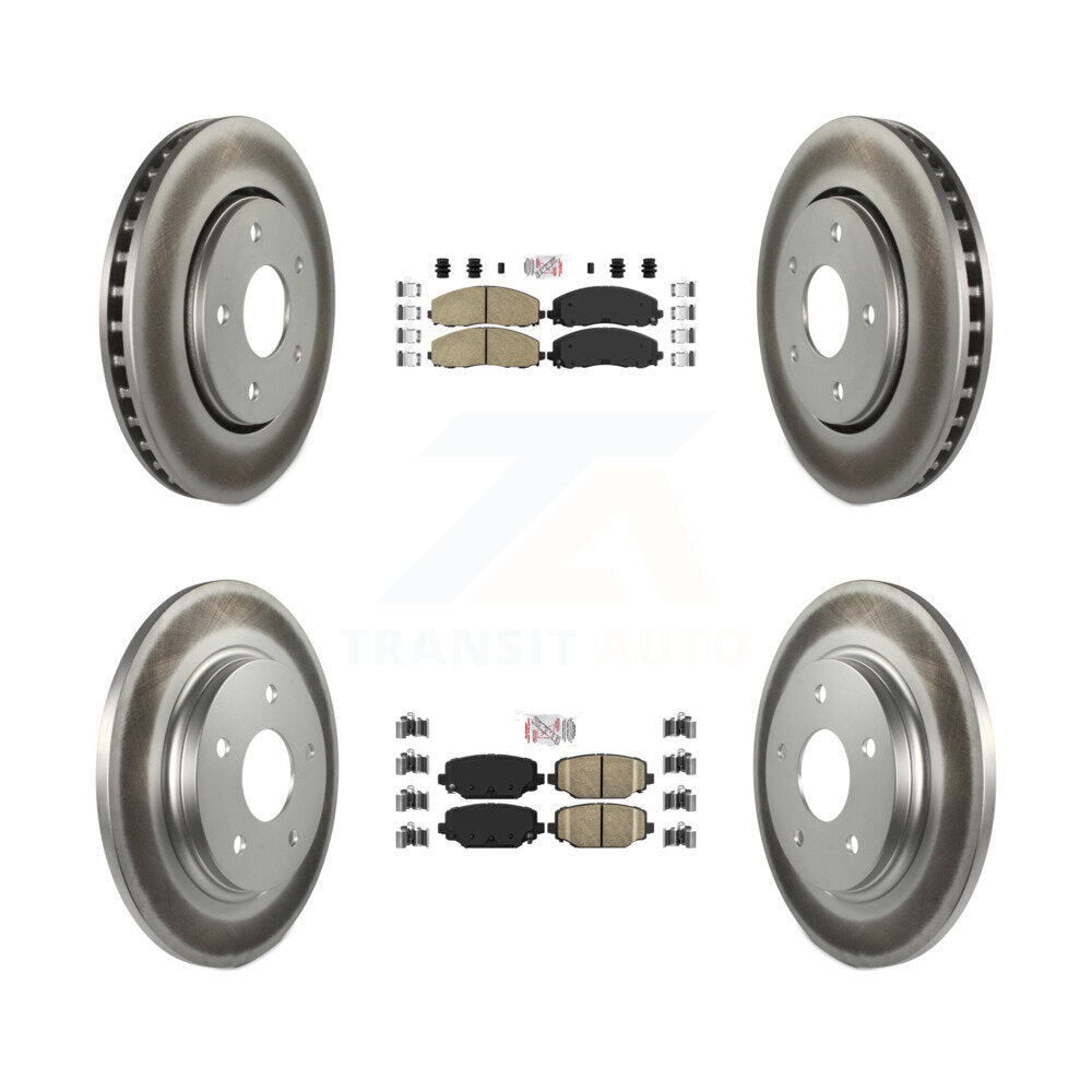 Transit Auto KGA-105108 Disc Brake Kit for 2017-2018 Dodge Grand Caravan - Front and Rear