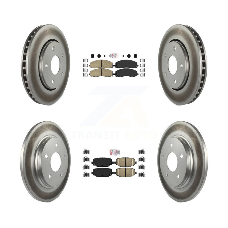 Transit Auto KGA-105108 Disc Brake Kit for 2017-2018 Dodge Grand Caravan - Front and Rear