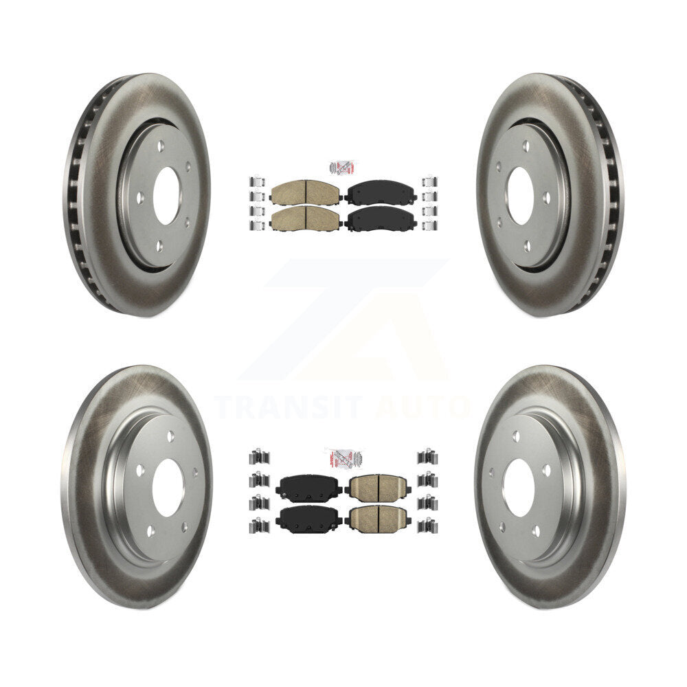 Transit Auto KGA-105109 Disc Brake Kit for 2017-2018 Dodge Grand Caravan - Front and Rear