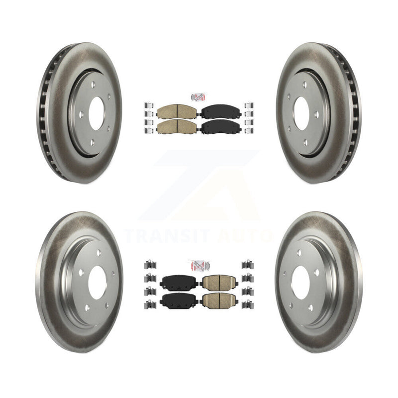 Transit Auto KGA-105109 Disc Brake Kit for 2017-2018 Dodge Grand Caravan - Front and Rear