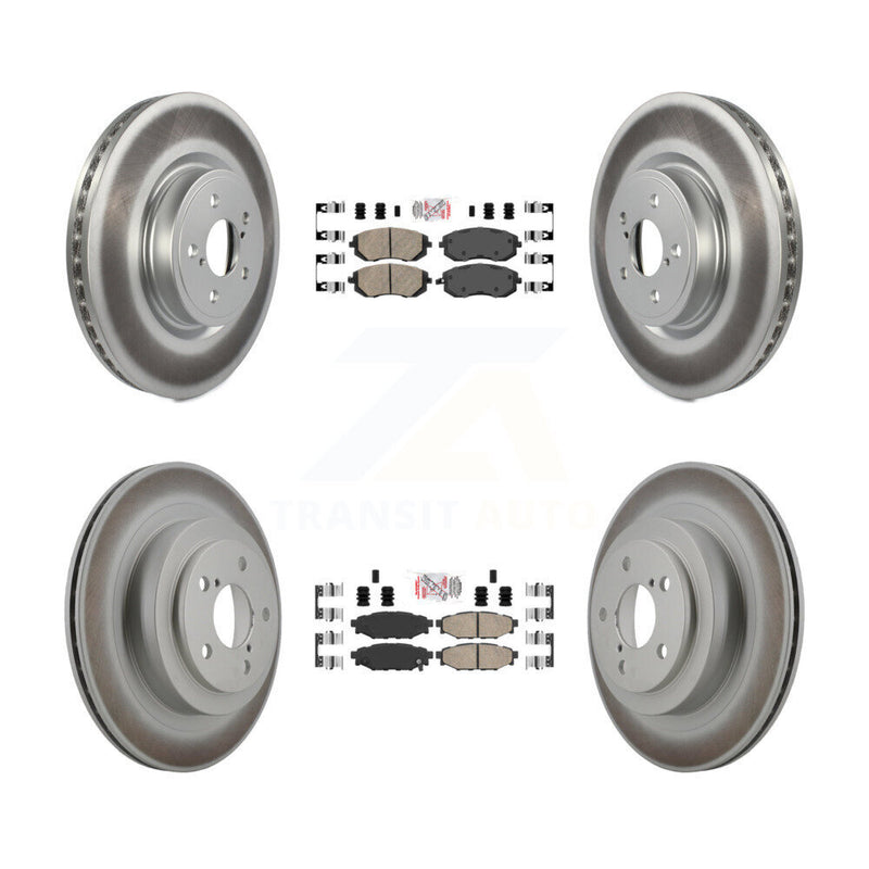 Transit Auto KGA-105110 Disc Brake Kit for 2005-2006 Subaru Legacy - Front and Rear