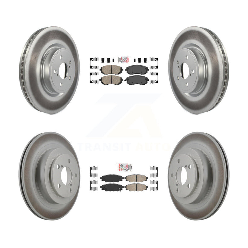 Transit Auto KGA-105112 Disc Brake Kit for 2005-2006 Subaru Legacy - Front and Rear