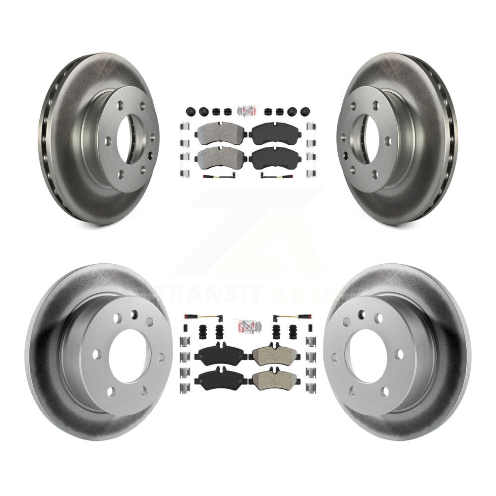 Transit Auto KGA-105117 Disc Brake Kit for 2007-2018 Freightliner Sprinter 3500, Dodge Sprinter 3500 - Front and Rear
