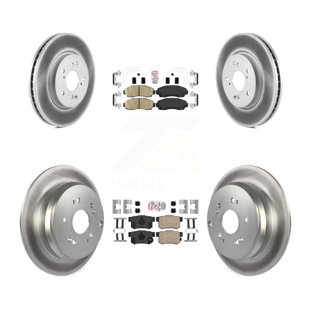 Transit Auto KGA-105118 Disc Brake Kit for 2007-2012 Acura RDX - Front and Rear