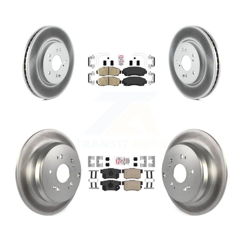 Transit Auto KGA-105118 Disc Brake Kit for 2007-2012 Acura RDX - Front and Rear