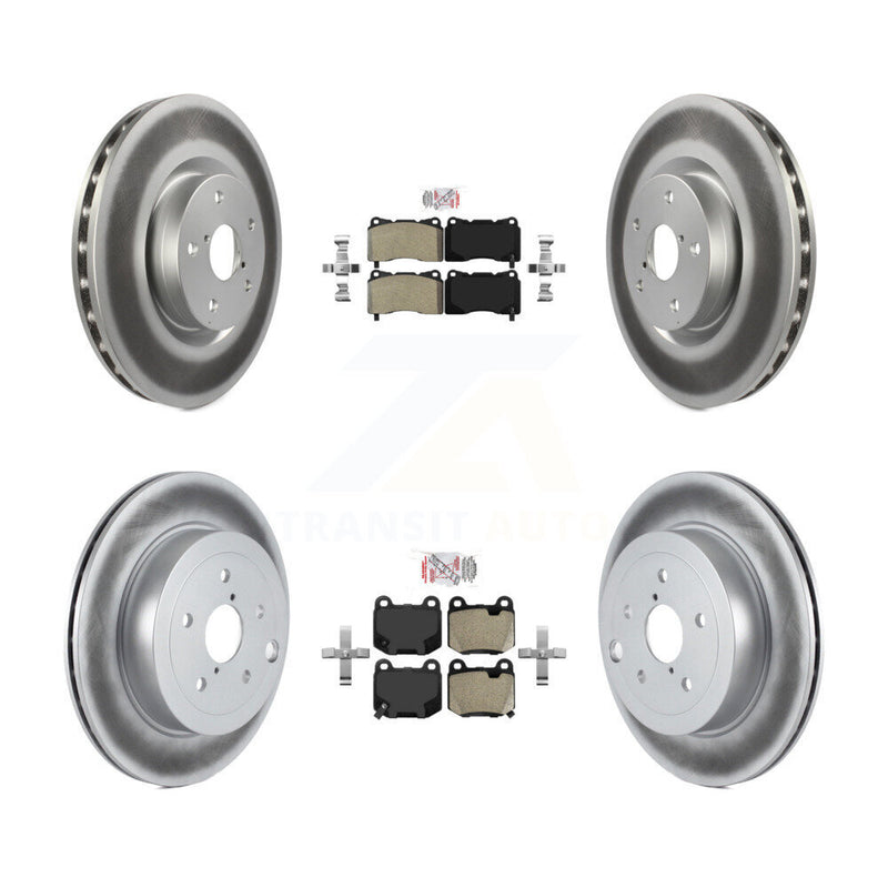 Transit Auto KGA-105120 Disc Brake Kit for 2008-2017 Subaru WRX STI, Subaru Impreza - Front and Rear