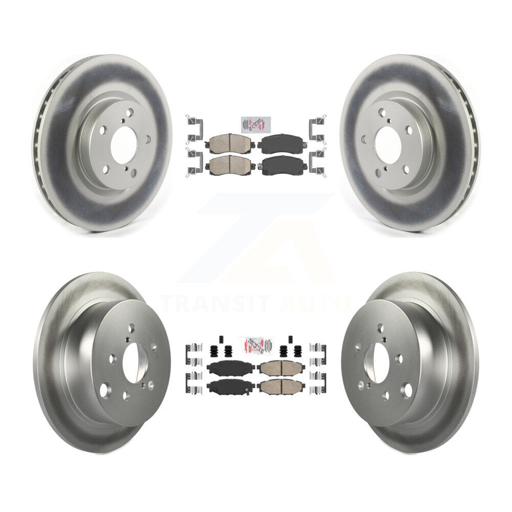 Transit Auto KGA-105126 Disc Brake Kit for 2017-2023 Subaru Impreza - Front and Rear