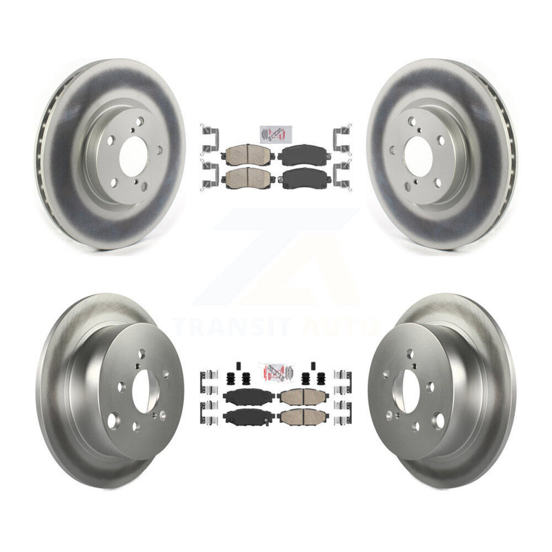 Transit Auto KGA-105126 Disc Brake Kit for 2017-2023 Subaru Impreza - Front and Rear