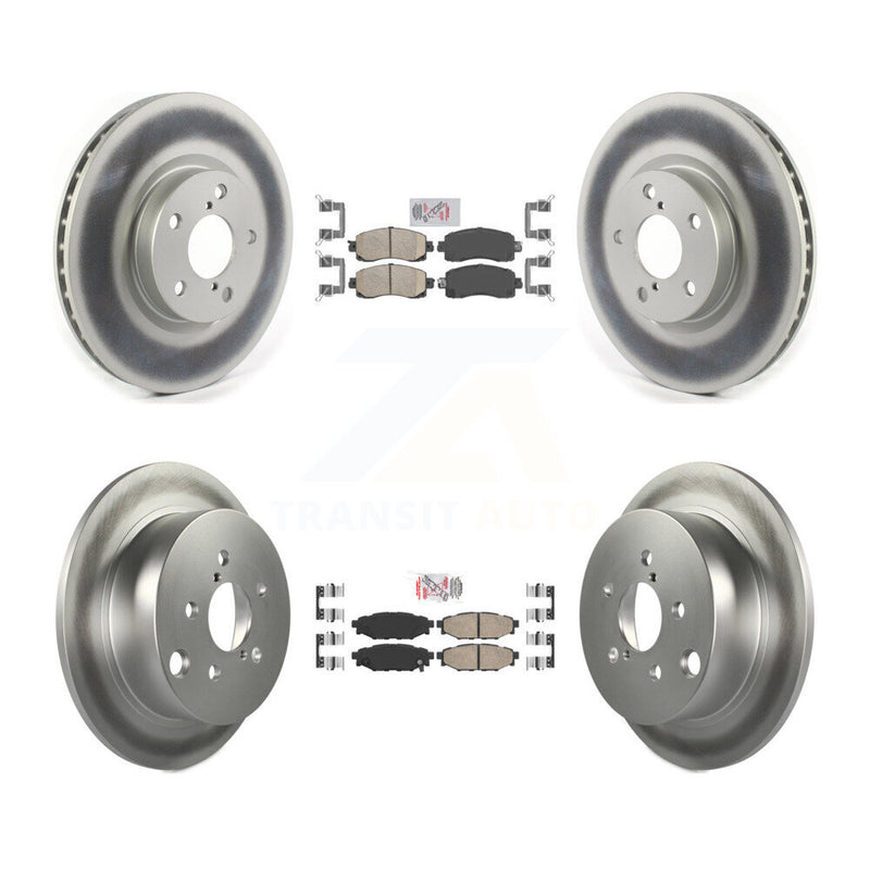 Transit Auto KGA-105128 Disc Brake Kit for 2017-2023 Subaru Impreza - Front and Rear