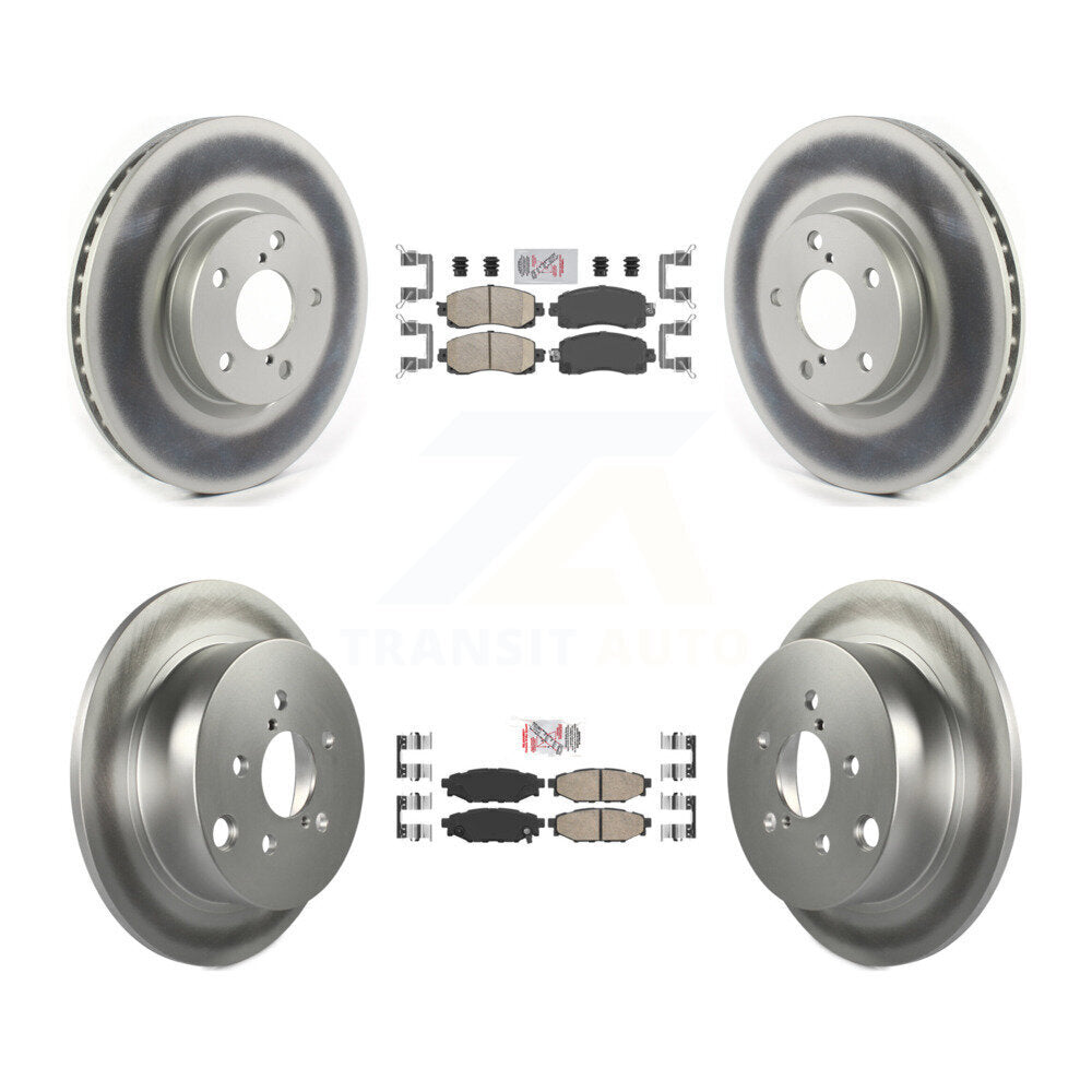Transit Auto KGA-105129 Disc Brake Kit for 2017-2023 Subaru Impreza - Front and Rear