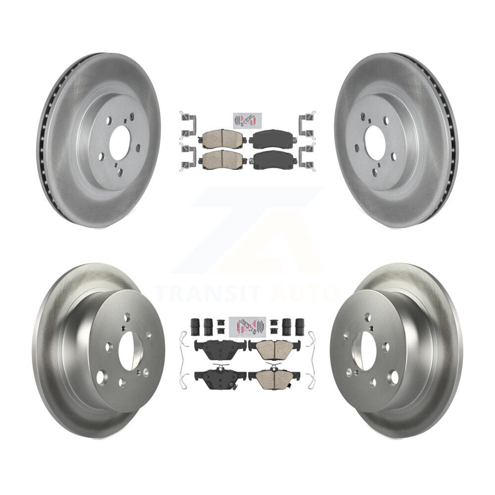 Transit Auto KGA-105132 Disc Brake Kit for 2019-2020 Subaru Crosstrek - Front and Rear