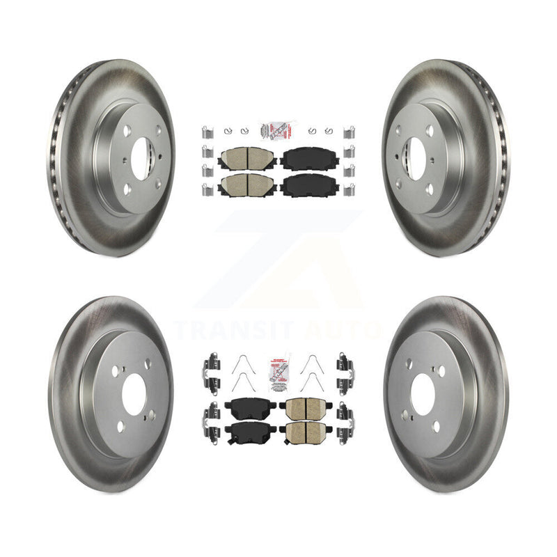 Transit Auto KGA-105137 Disc Brake Kit for 2012-2018 Toyota Yaris - Front and Rear
