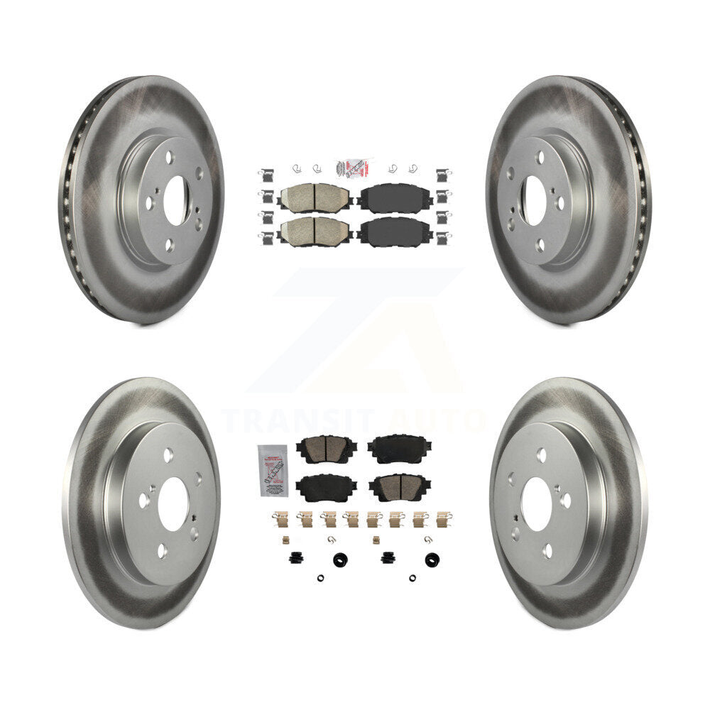 Transit Auto KGA-105141 Disc Brake Kit for 2019 Toyota Corolla - Front and Rear