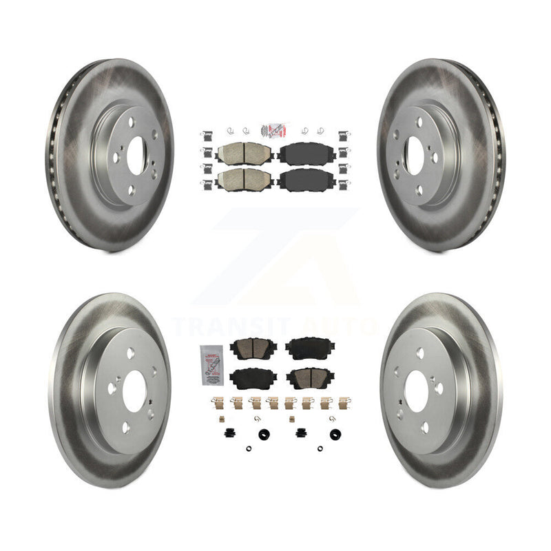 Transit Auto KGA-105141 Disc Brake Kit for 2019 Toyota Corolla - Front and Rear