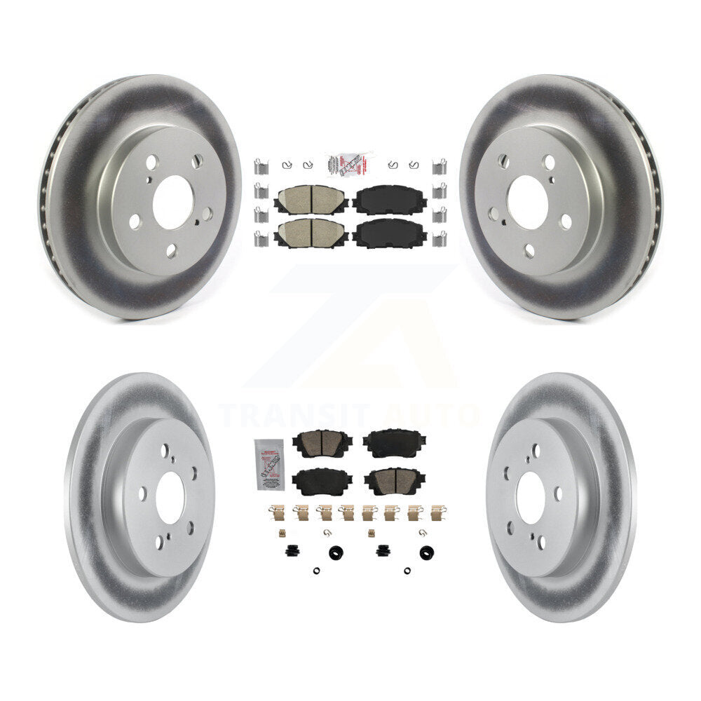 Transit Auto KGA-105144 Disc Brake Kit for 2020-2022 Toyota Corolla - Front and Rear