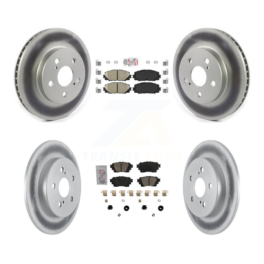 Transit Auto KGA-105145 Disc Brake Kit for 2020-2022 Toyota Corolla - Front and Rear