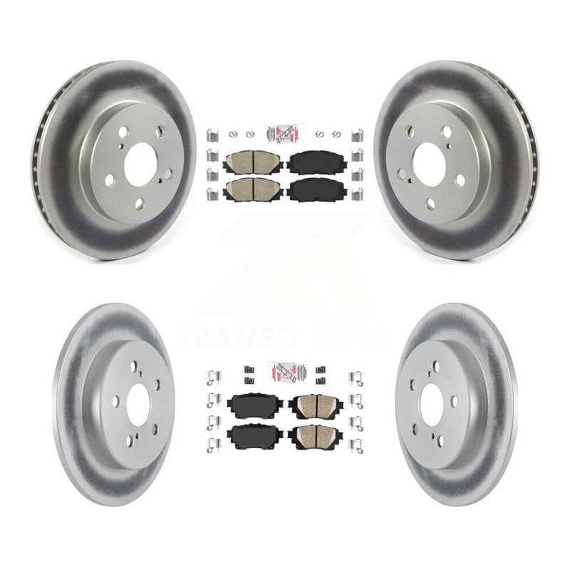 Transit Auto KGA-105146 Disc Brake Kit for 2020-2022 Toyota Corolla - Front and Rear