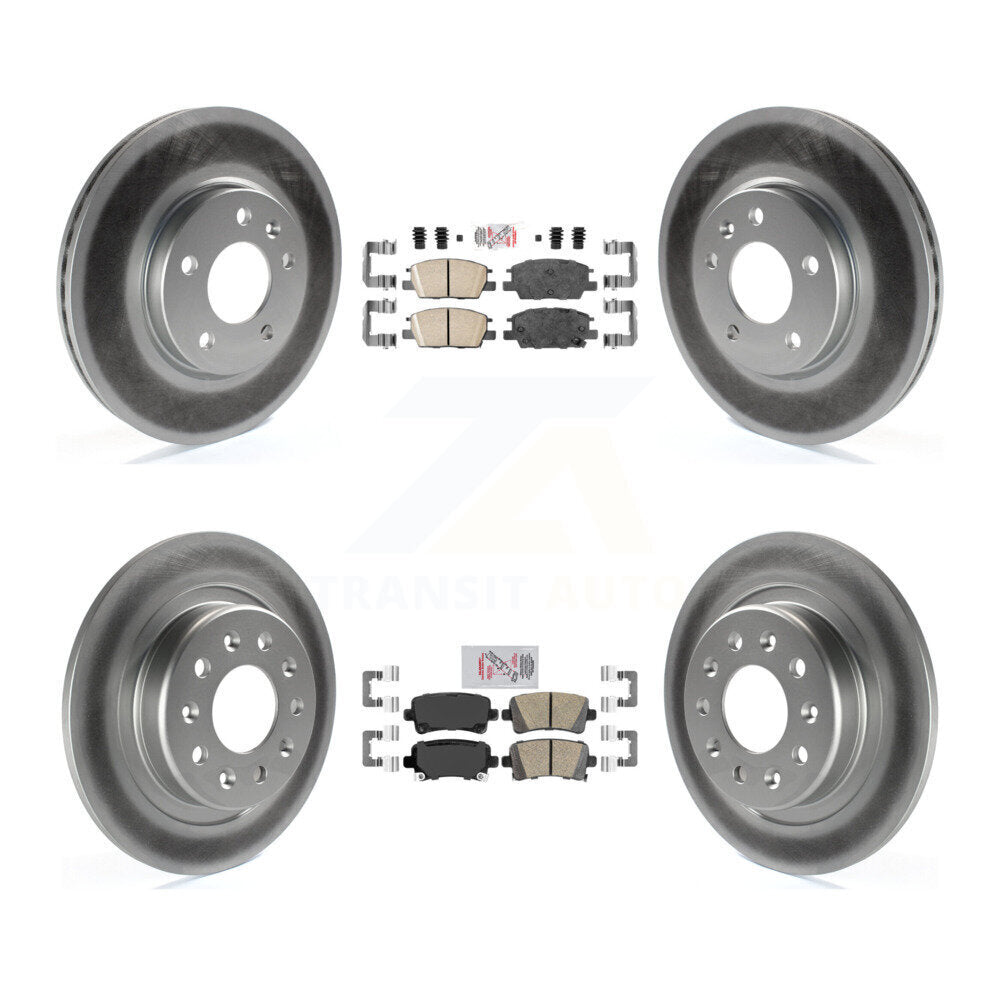 Transit Auto KGA-105148 Disc Brake Kit for 2016 Chevrolet Malibu - Front and Rear