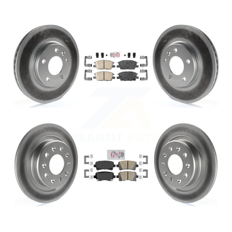 Transit Auto KGA-105148 Disc Brake Kit for 2016 Chevrolet Malibu - Front and Rear