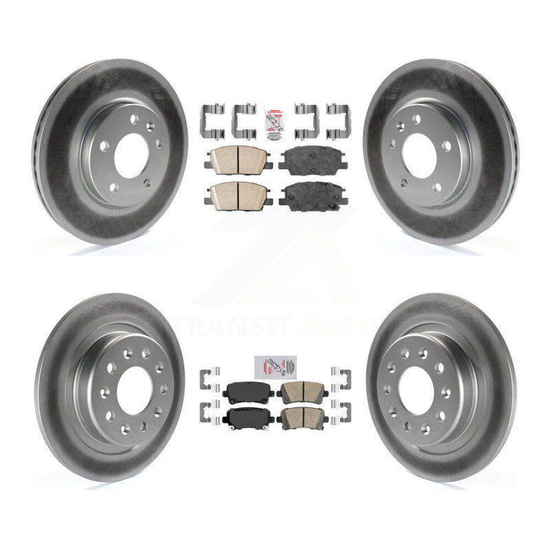Transit Auto KGA-105149 Disc Brake Kit for 2016 Chevrolet Malibu - Front and Rear