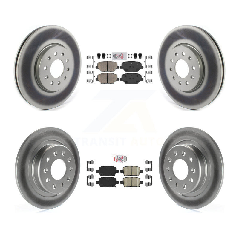 Transit Auto KGA-105150 Disc Brake Kit for 2017-2019 Chevrolet Equinox, GMC Terrain, Buick LaCrosse - Front and Rear