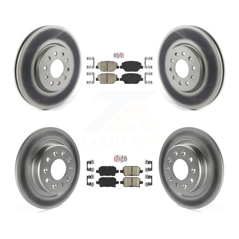 Transit Auto KGA-105151 Disc Brake Kit for 2017-2019 Chevrolet Equinox, GMC Terrain, Buick LaCrosse - Front and Rear
