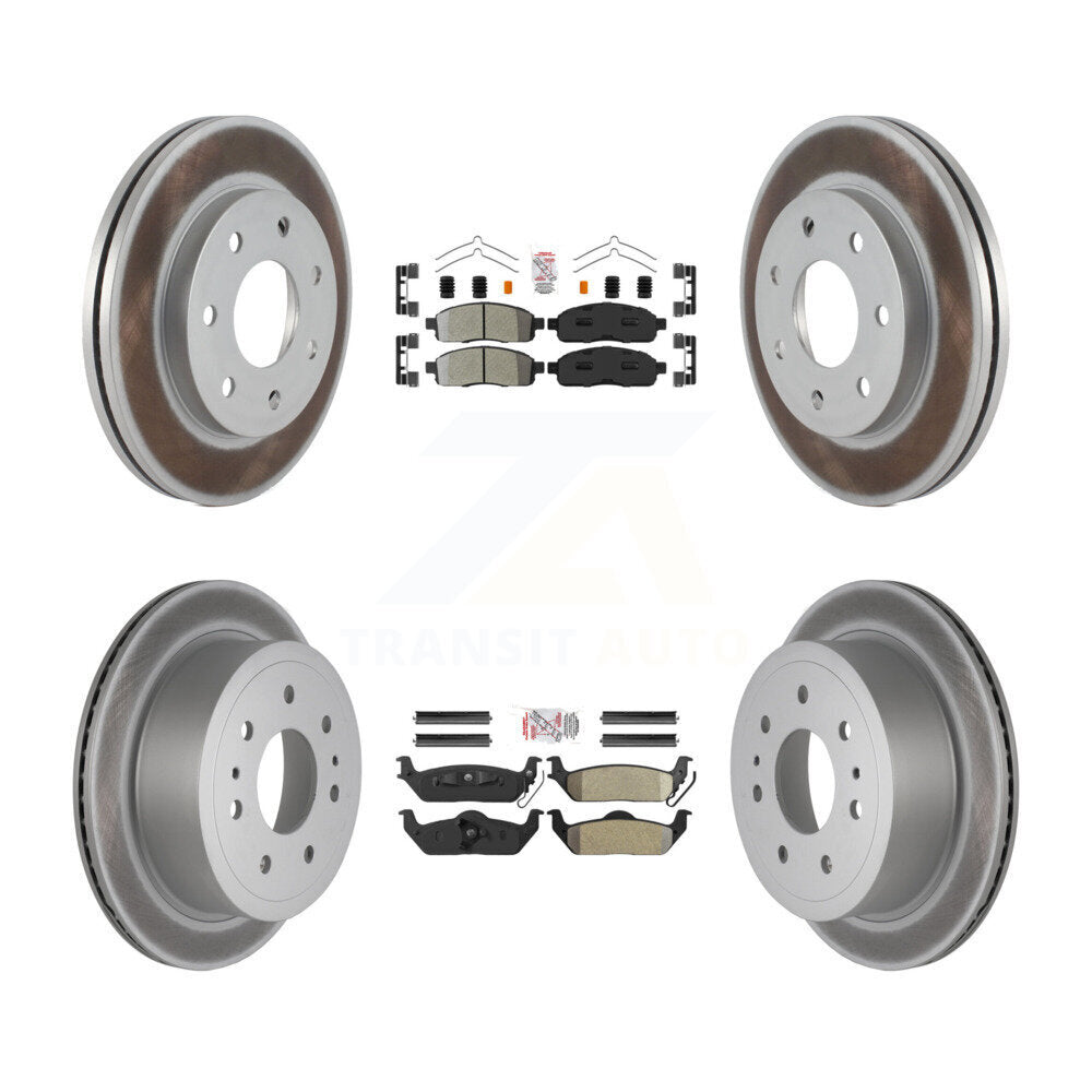 Transit Auto KGA-105152 Disc Brake Kit for 2004-2008 Lincoln Mark LT, Ford F-150 - Front and Rear