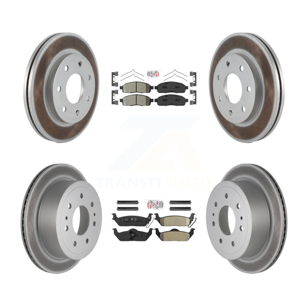 Transit Auto KGA-105153 Disc Brake Kit for 2004-2008 Lincoln Mark LT, Ford F-150 - Front and Rear