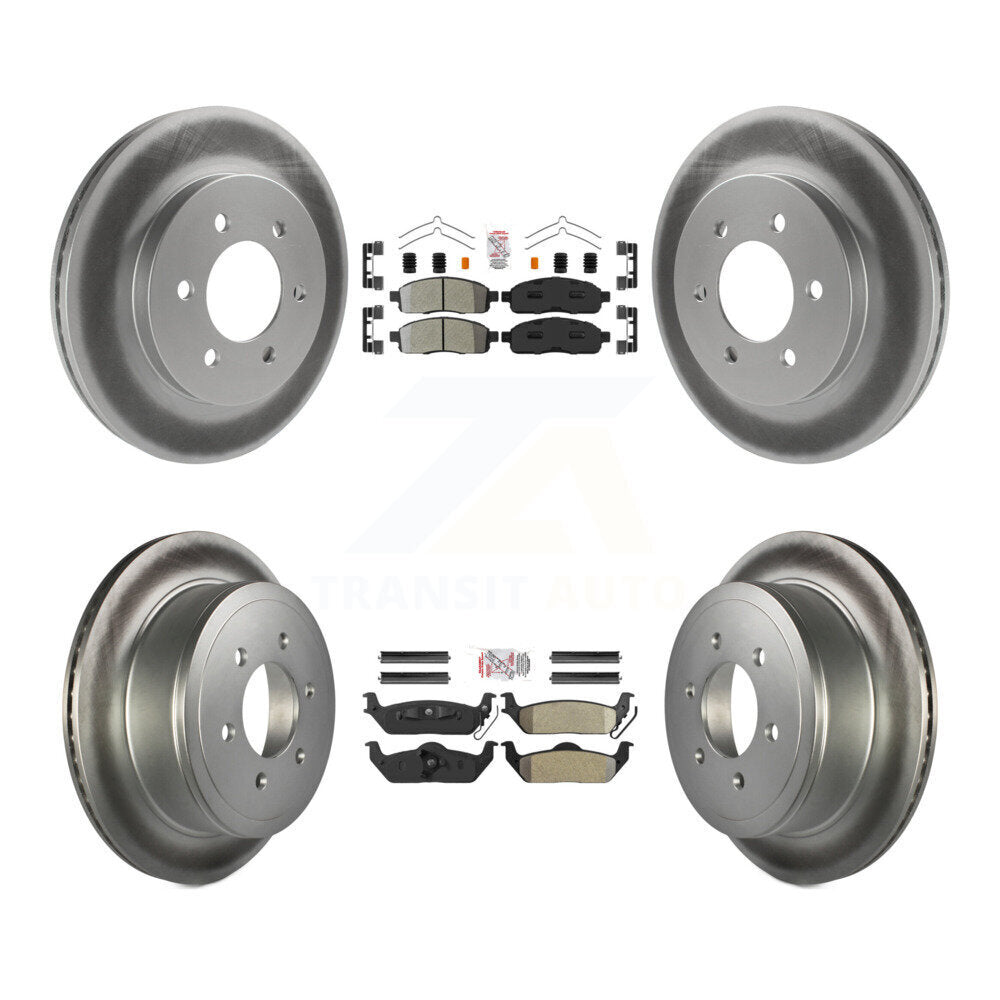 Transit Auto KGA-105156 Disc Brake Kit for 2004-2008 Lincoln Mark LT, Ford F-150 - Front and Rear