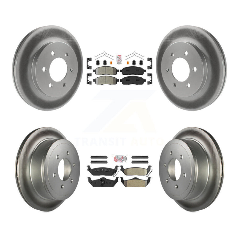 Transit Auto KGA-105156 Disc Brake Kit for 2004-2008 Lincoln Mark LT, Ford F-150 - Front and Rear