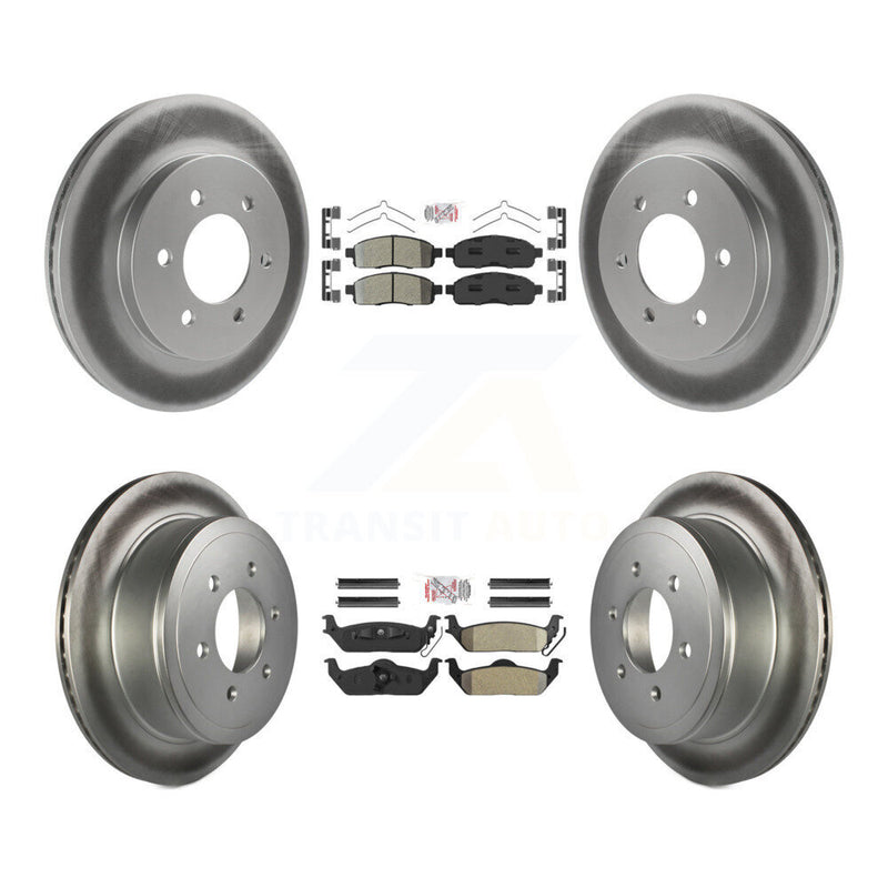 Transit Auto KGA-105157 Disc Brake Kit for 2004-2008 Lincoln Mark LT, Ford F-150 - Front and Rear