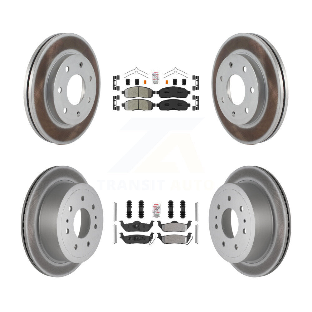 Transit Auto KGA-105158 Disc Brake Kit for 2004-2008 Lincoln Mark LT, Ford F-150 - Front and Rear
